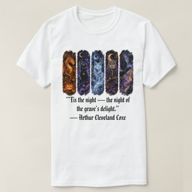 Camiseta Halloween espeluznante (Diseño del anverso)