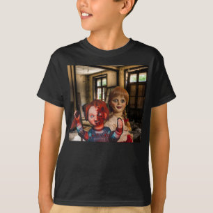 Camiseta Halloween espeluznante.