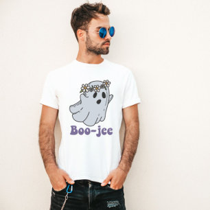 Camiseta Halloween Espeluznante Fantasma Boo Jee Boo 
