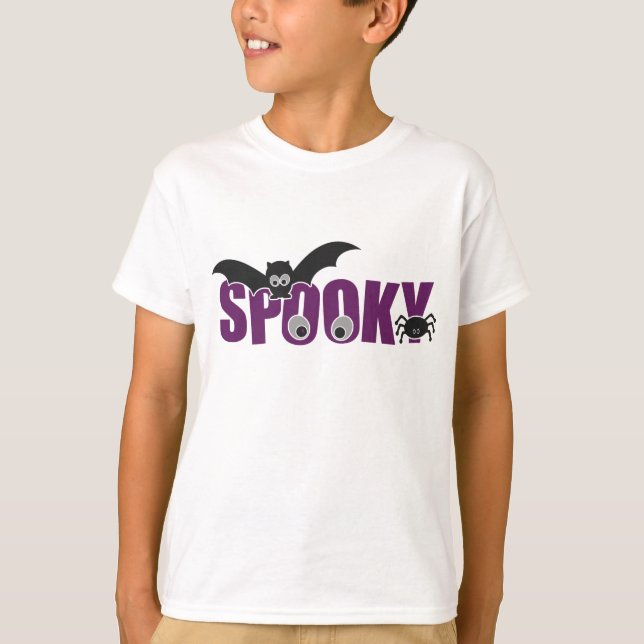 Camiseta Halloween espeluznante personalizado (Anverso)