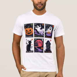Camiseta Halloween Espeluznante Vintage