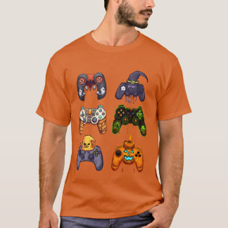 Camiseta Halloween espumoso controlador de juegos para Hall