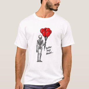 Camiseta Halloween Esqueleto Esperanzador