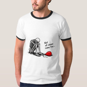 Camiseta Halloween Esqueleto Triste
