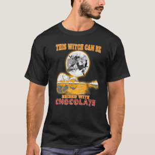 Camiseta Halloween Esta Bruja Puede Ser Sobornada Con Choco