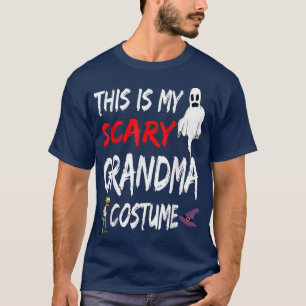Camiseta Halloween Esta Es Mi Asustada Abuela Disstuma Bruj