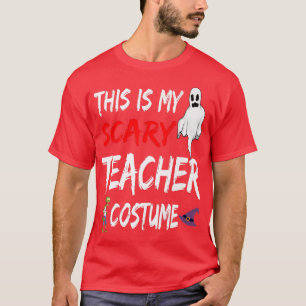 Camiseta Halloween Esta Es Mi Asustada Mujer De Disfraces D