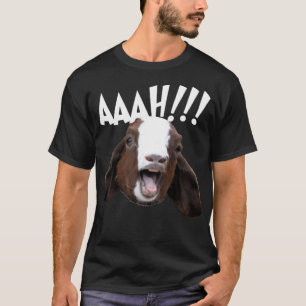 Camiseta ¡¡¡Halloween está gritando cabra AAAH!!! - Gracios