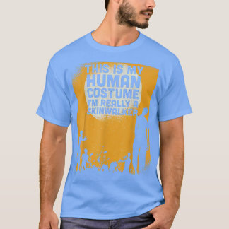 Camiseta Halloween Este Es Mi Disfraz Humano. Soy Realmente