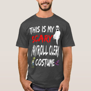 Camiseta Halloween Este Es Mi Espantoso Ropa De Empleado De