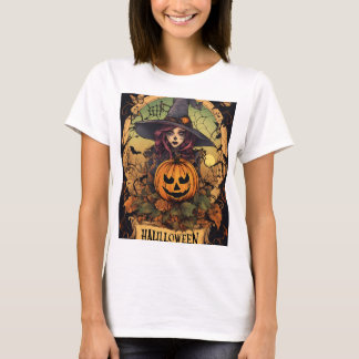 Camiseta Halloween estilo tatuaje