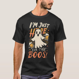 Camiseta Halloween 'Estoy aquí para los abucheos