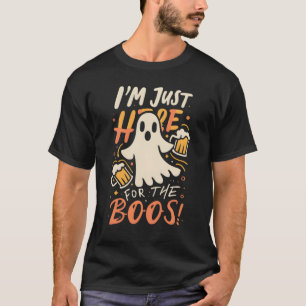 Camiseta Halloween 'Estoy aquí para los abucheos
