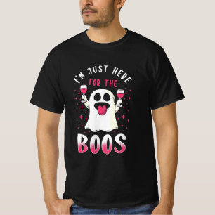 Camiseta Halloween Estoy Aquí Para Los Boos