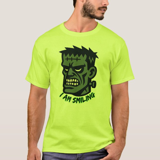 Camiseta HALLOWEEN : Estoy sonriendo (Anverso)
