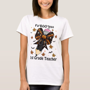Camiseta Halloween Fa "boo" menos coqueta de profesores de