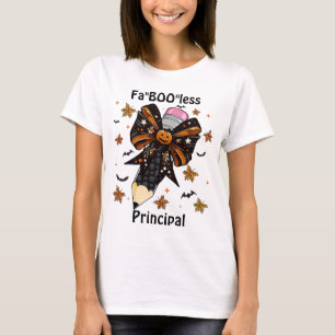 Camiseta Halloween Fa "boo" menos coqueta principal