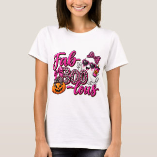 Camiseta Halloween Fab-BOO-Lous con Calabaza