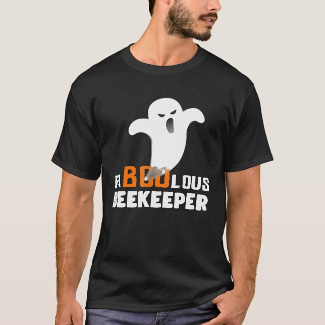 Camiseta Halloween Faboolous Beekeeper Ghost Costume Funny (Anverso)