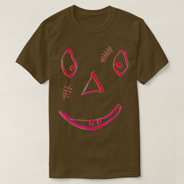 Camiseta Halloween Face 3542 (Diseño del anverso)