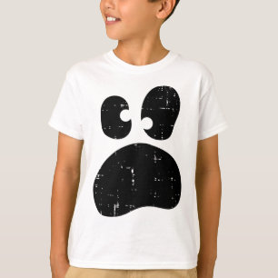 Camiseta Halloween Face Ghost Funny Silly Ghoume Costume Ki