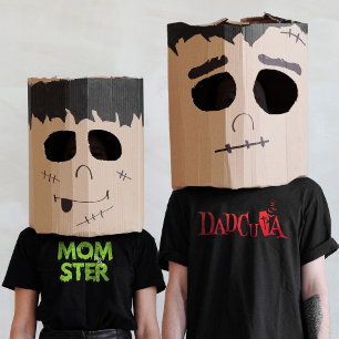 Camiseta Halloween Familia Pareja Papá Dadcula Drácula
