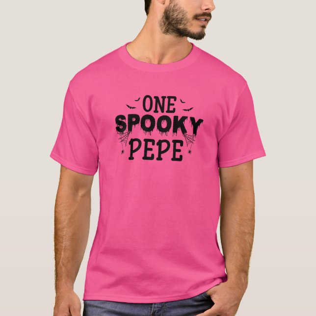 Camiseta Halloween familiar de grupo Pepe que coincide con  (Anverso)