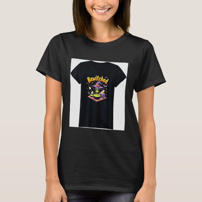 Camiseta Halloween Family Home Bewitched Breakfast Maker  (Anverso)