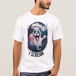 Camiseta Halloween, Famoso Crema de Hielo Fantasma Chef