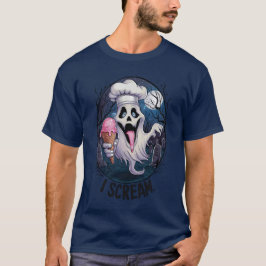 Camiseta Halloween, Famoso Crema de Hielo Fantasma Chef