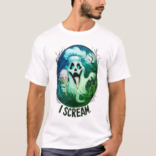 Camiseta Halloween, Famoso Crema de Hielo Fantasma Chef