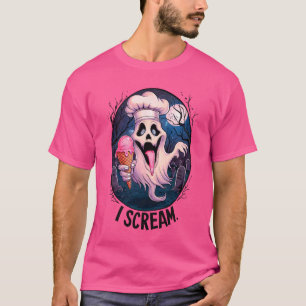 Camiseta Halloween, Famoso Crema de Hielo Fantasma Chef