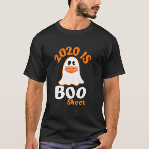 Camiseta Halloween Fantasma De Hojas De Boo 2020 Hombres De