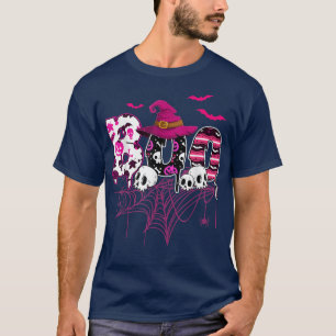 Camiseta Halloween Fantasma Gorra de bruja ahuyenta a Ca de