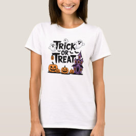Camiseta Halloween fantasmagórico divertido con fantasmas y