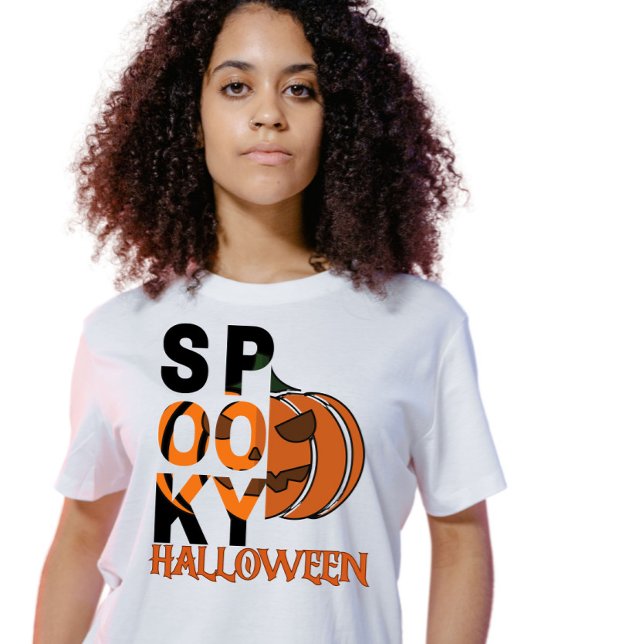 Camiseta Halloween fantasmal (Subido por el creador)