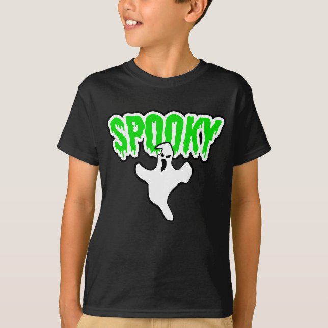Camiseta Halloween fantasmal (Anverso)
