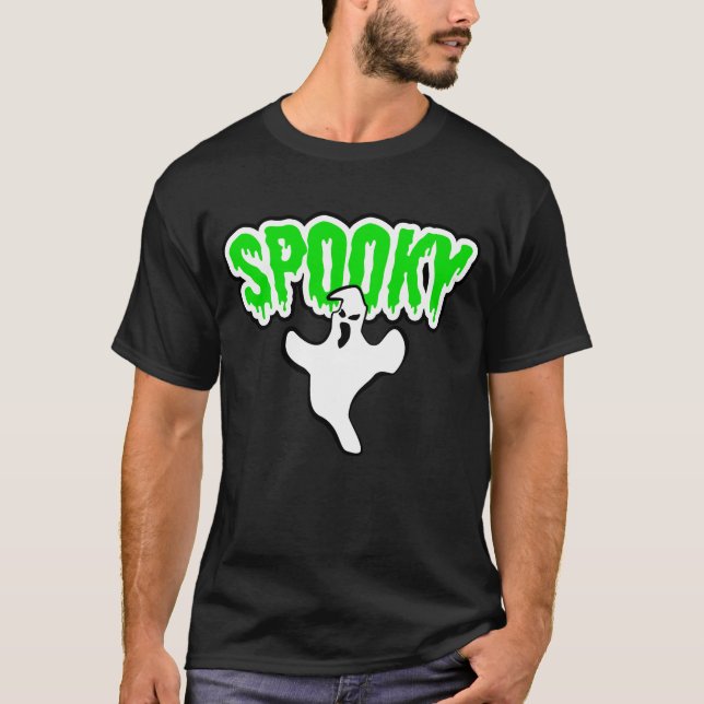 Camiseta Halloween fantasmal (Anverso)