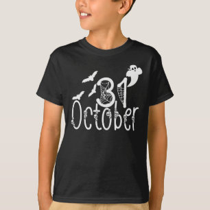 Camiseta Halloween fantasmal 31 de octubre