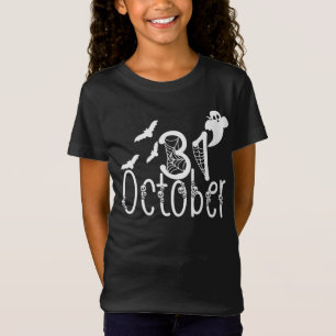 Camiseta Halloween fantasmal 31 de octubre