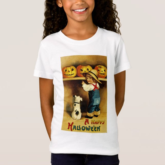 Camiseta Halloween feliz (Anverso)