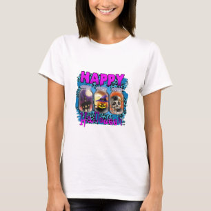Camiseta Halloween Feliz cumpleaños de Halloween