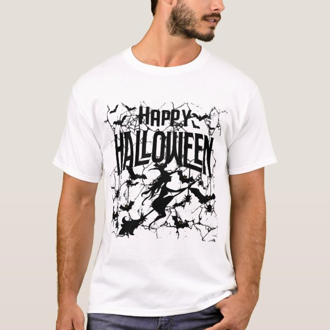 Camiseta Halloween Feliz Halloween (Anverso)