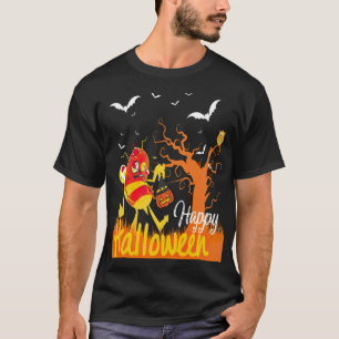 Camiseta Halloween feliz halloween abeja monstruo