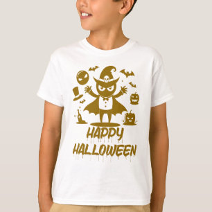 Camiseta Halloween feliz, Halloween familiar coincidente
