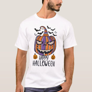 Camiseta Halloween Feliz y agudo
