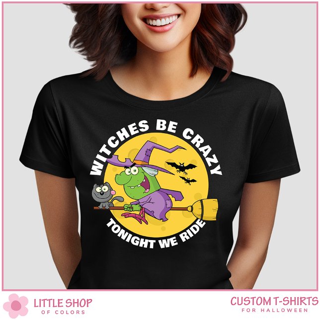 Camiseta Halloween femenino con bromista de bruja (Subido por el creador)