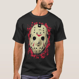 Camiseta Halloween feriado GOALIE MASK disfraces de hockey 