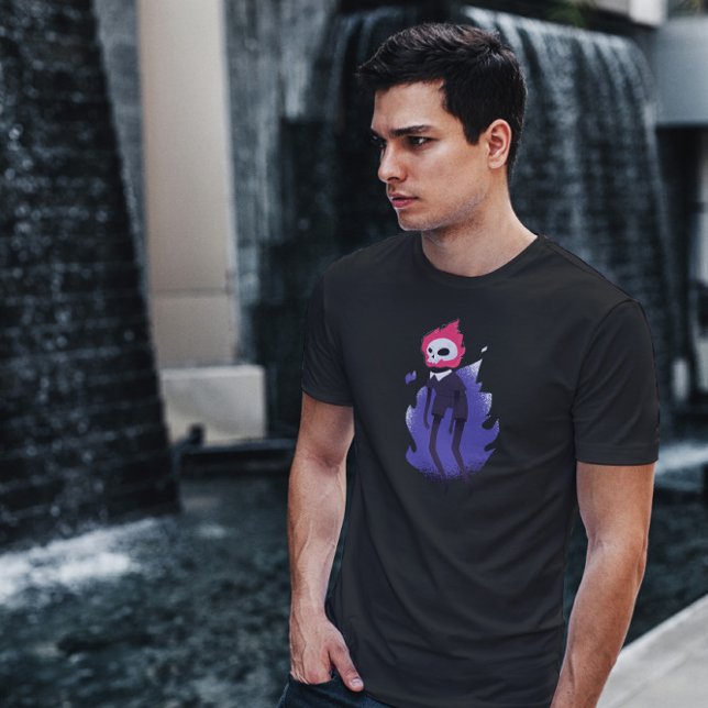 Camiseta Halloween Flaming Skull (Subido por el creador)