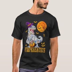 Camiseta Halloween for Boys Kids Pumpkasaurus Dinosaur Pum